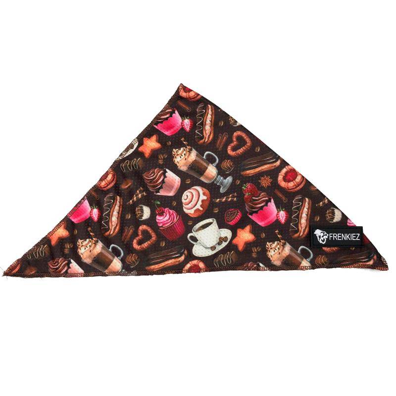 Frenkiez Cooling Bandana Coffee Sprinkles - Premium Hondenkleding > bandana from Frenkiez - Just €5! Shop now at Frenkiezdogshop