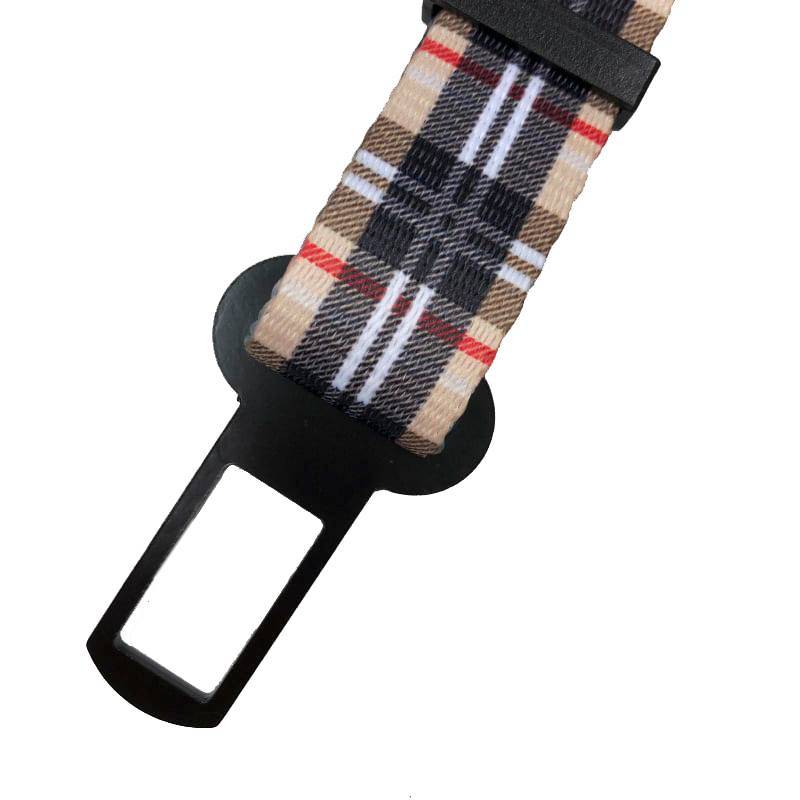 Frenkiez carseatbelt BarkBerry beige - Premium Autogordel > Autoriem from Frenkiez - Just €5! Shop now at Frenkiezdogshop