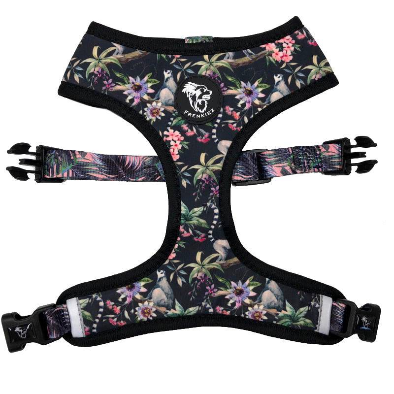 Frenkiez Reversible Harness Maki Flower hondentuig > honden harnas > model A X - Small