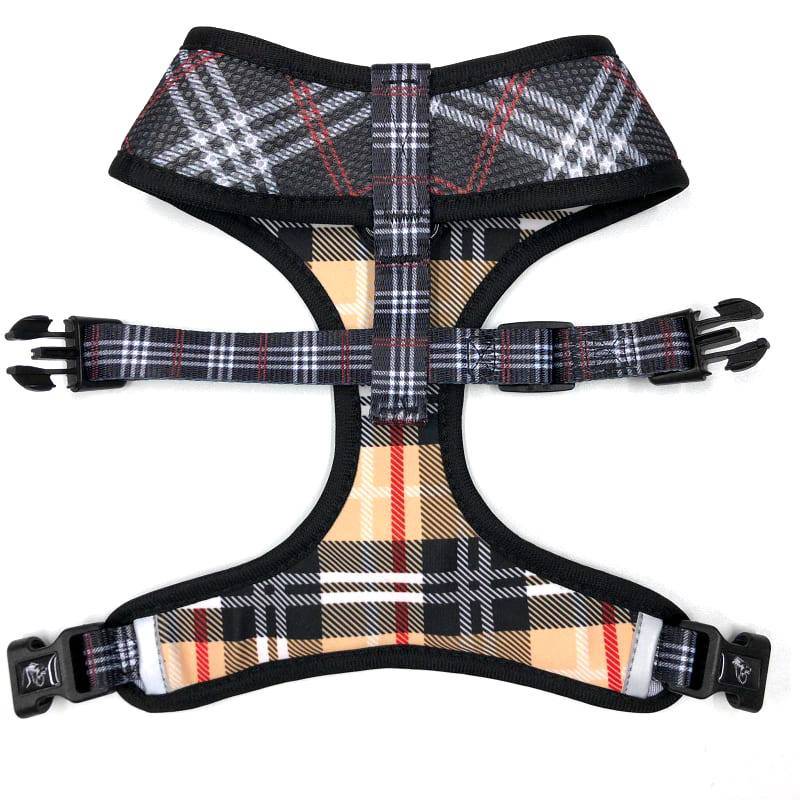 Frenkiez Reversible Harness BarkBerry Beige hondentuig > honden harnas > model A X - Small