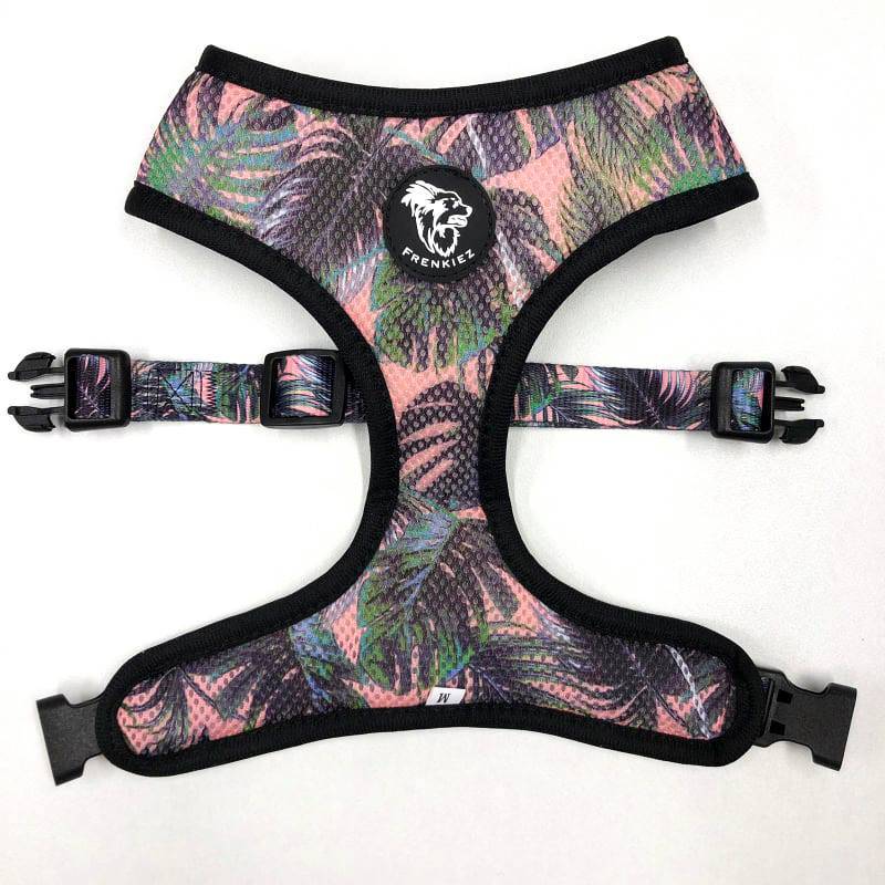Frenkiez Reversible Harness Maki Flower hondentuig > honden harnas > model A X - Small
