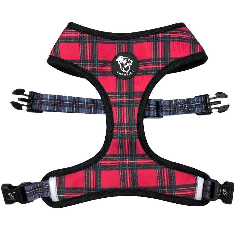 Frenkiez Reversible Harness BarkBerry red - Premium hondentuig > honden harnas from Frenkiez - Just €10! Shop now at Frenkiezdogshop