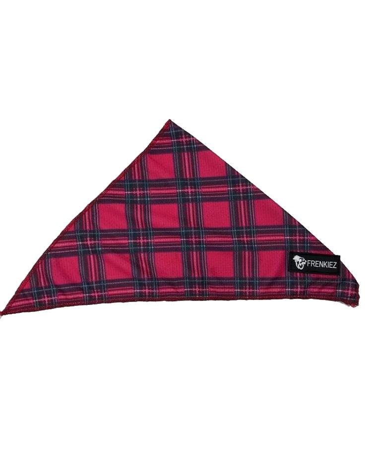 Frenkiez Cooling Bandana BarkBerry Red Hondenkleding > bandana Small