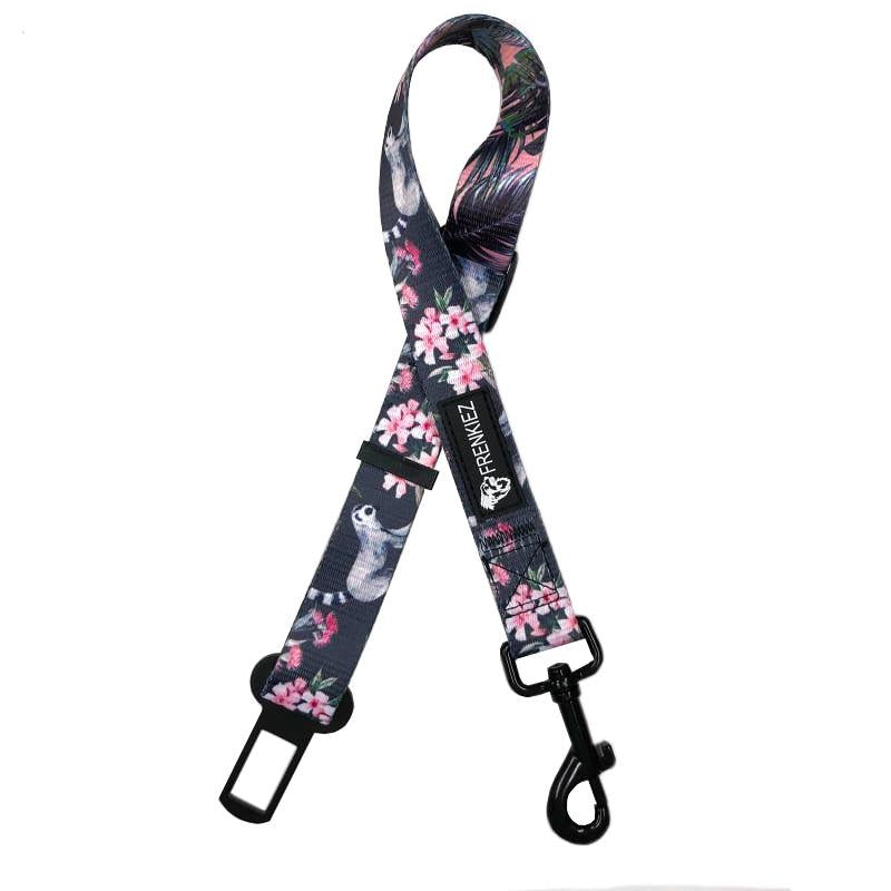 Frenkiez carseatbelt Maki Flower - Premium Autogordel > Autoriem from Frenkiez - Just €5! Shop now at Frenkiezdogshop