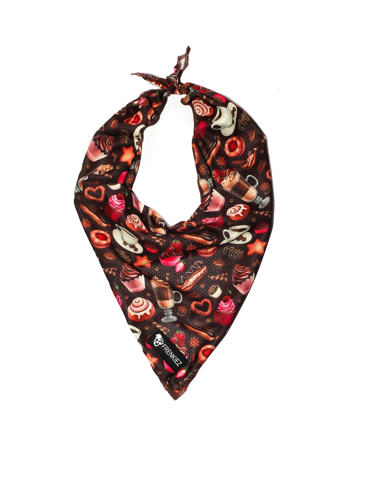 Frenkiez Cooling Bandana Coffee Sprinkles - Premium Hondenkleding > bandana from Frenkiez - Just €5! Shop now at Frenkiezdogshop
