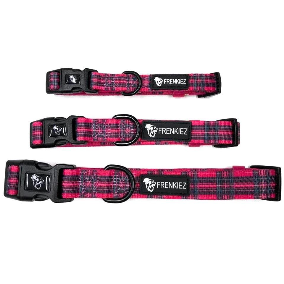 Frenkiez BarkBerry Red Halsband halsband > hondenhalsband Small