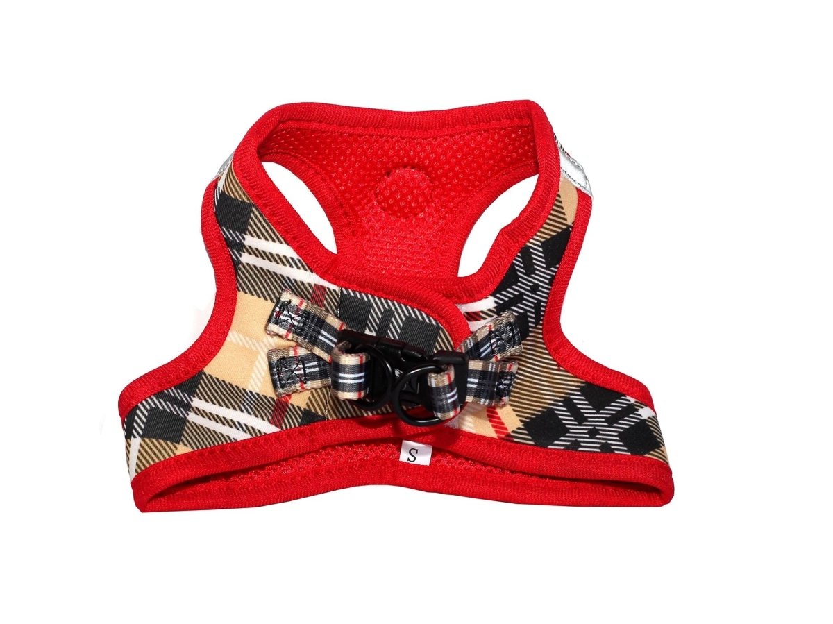 Frenkiez Step In Harness BarkBerry Beige hondentuig > honden harnas > model B X - Small