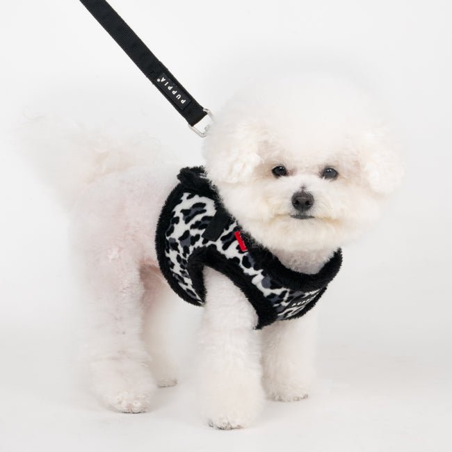 Puppia Wild Vest Harness B Black hondentuig > honden harnas > model B Small