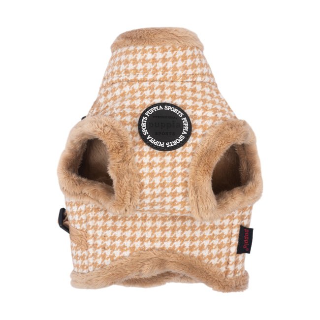 Puppia Chic Hound Vest Harness – Model V Beige hondentuig > honden harnas > overige modellen Small
