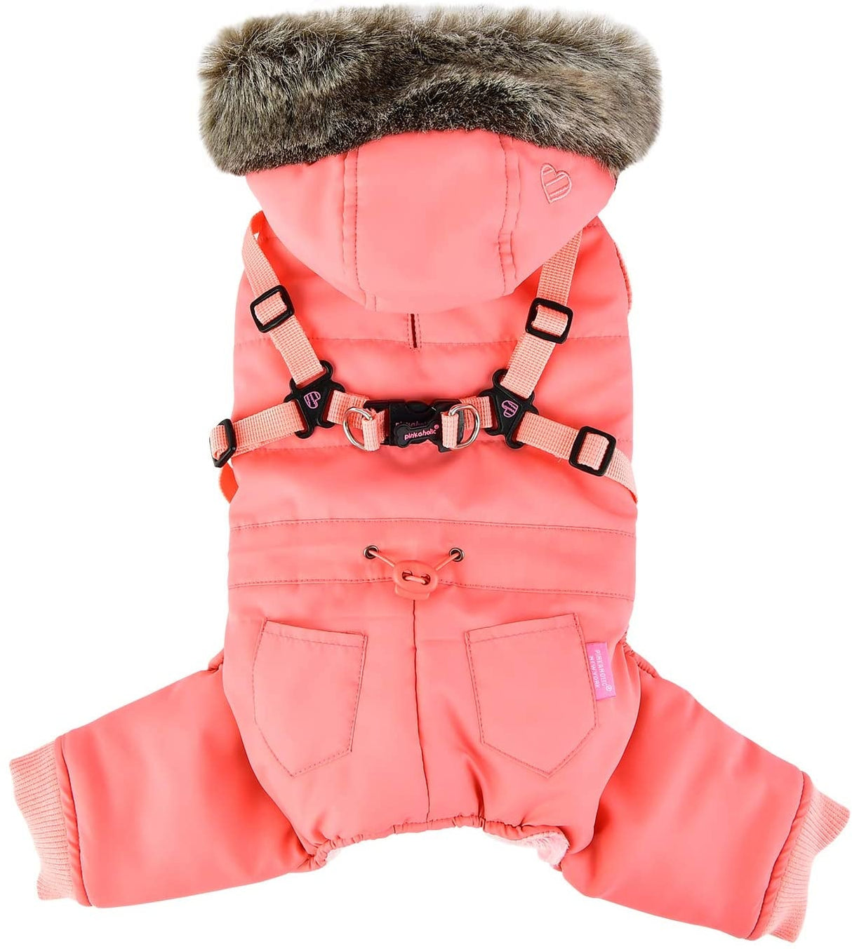 Pinkaholic Evelyn Jacket Harness Indian Pink - Premium Hondenkleding > hondenjas from Pinkaholic - Just €49.99! Shop now at Frenkiezdogshop