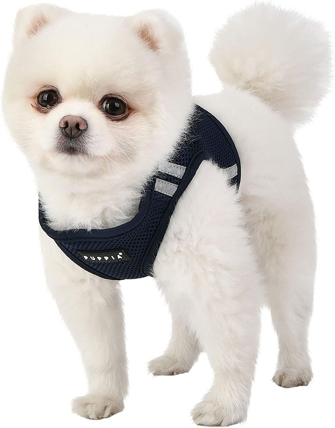 Puppia Soft Vest Harness PRO model B Navy hondentuig > honden harnas > model B Small