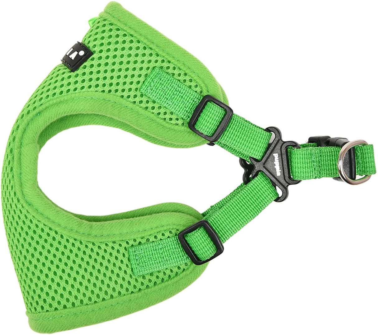 Puppia Soft Harness model C Green hondentuig > honden harnas > model C Small