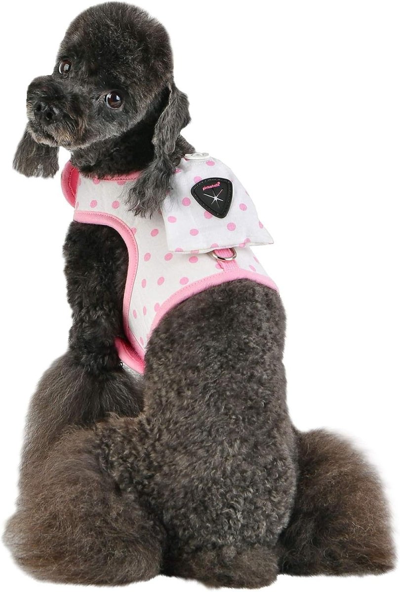 Pinkaholic Lana Harness Pinka off white ( L ) hondentuig > honden harnas > model B Small