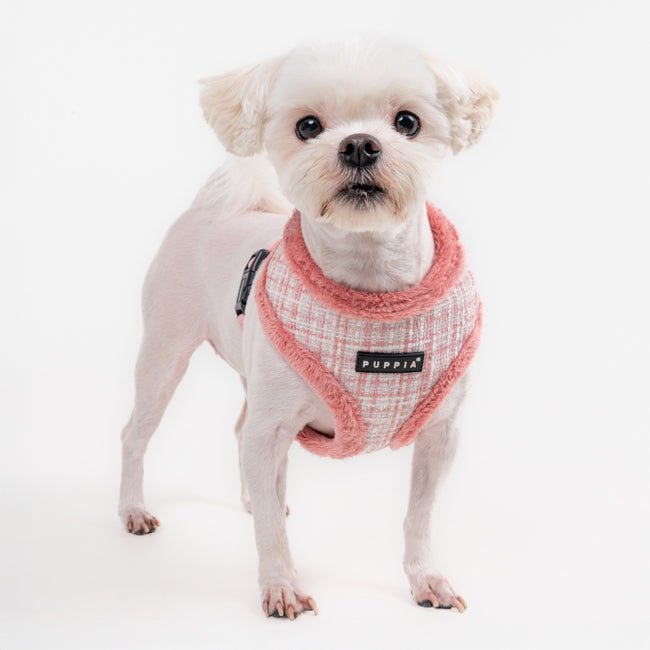 Puppia Oscar Harness model A Indian Pink hondentuig > honden harnas > model A Small