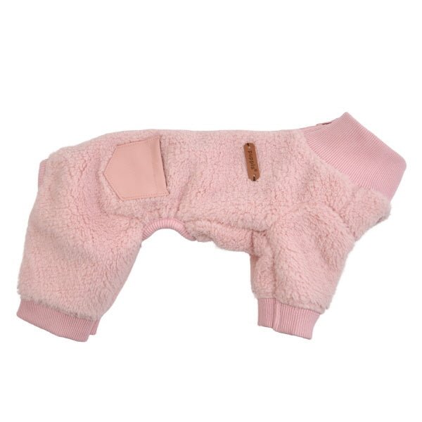 Puppia Titus Onesie pink Hondenkleding > Hondenpyjama Small