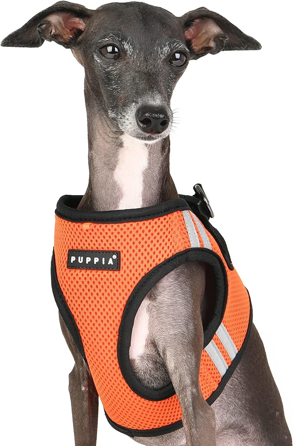 Puppia Soft Vest Harness PRO model B Orange hondentuig > honden harnas > model B Small