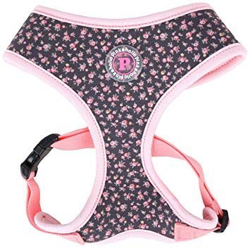 Pinkaholic Dogwood Harness Dark Grey hondentuig > honden harnas > model A Small