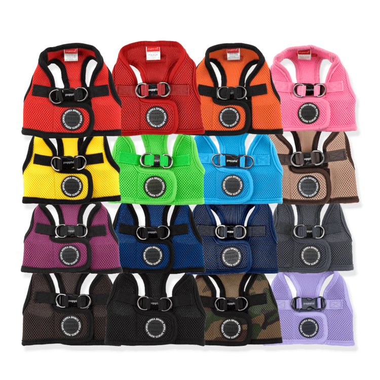 Puppia Soft Vest Harness model B Violet - Premium hondentuig > honden harnas from Puppia - Just €18.99! Shop now at Frenkiezdogshop