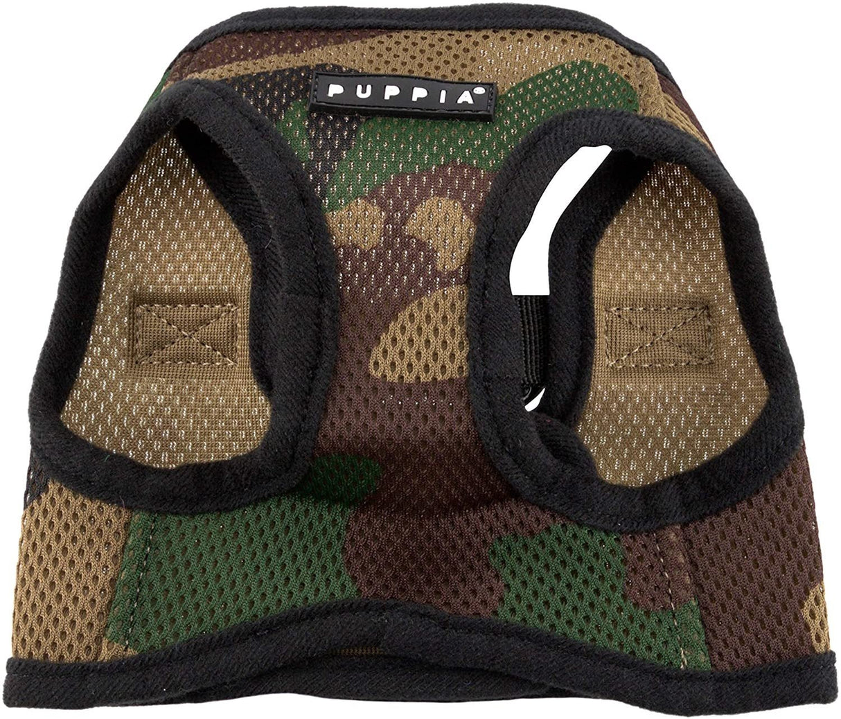 Puppia Soft Vest Harness model B camo hondentuig > honden harnas > model B X - Small