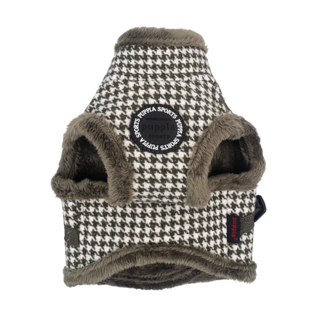 Puppia Chic Hound Vest Harness – Model V Khaki hondentuig > honden harnas > overige modellen Small