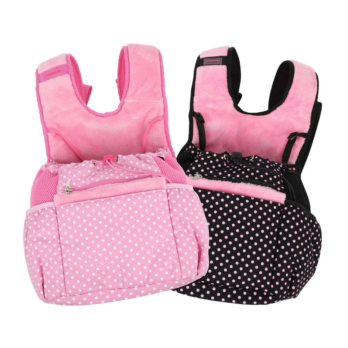 Pinkaholic Polkadot Carrier Draagzak Pink - Premium Hondentas > draagzak from Pinkaholic - Just €50! Shop now at Frenkiezdogshop