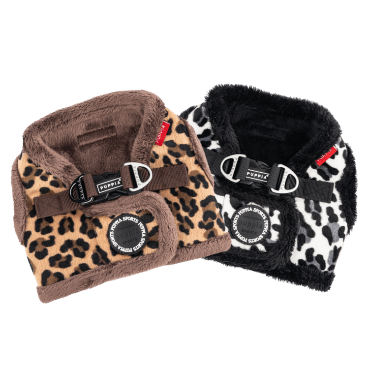 Puppia Wild Vest Harness B Black hondentuig > honden harnas > model B Small