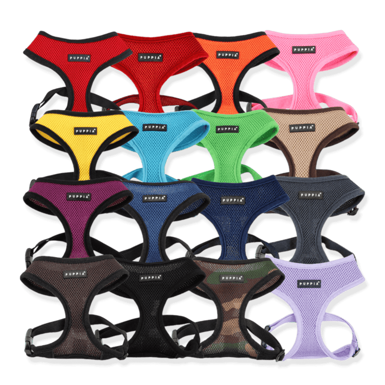 Puppia Soft Harness Model A Violet - Premium Hondentuig voor Kleine en Middelgrote Honden hondentuig > honden harnas > model A X - Small