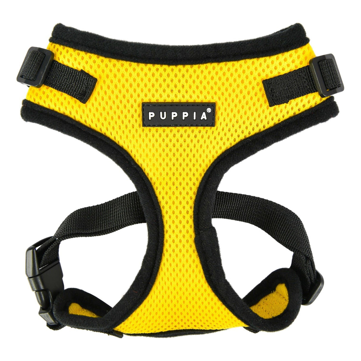 Puppia Soft Harness Ritefit Yellow hondentuig > honden harnas > model A Small