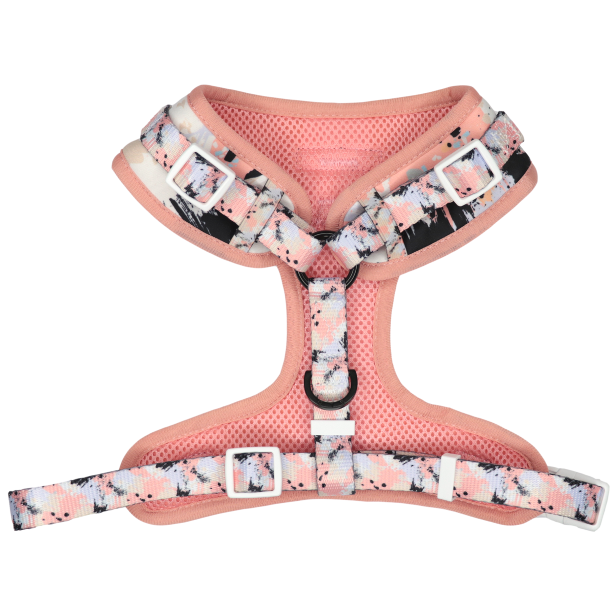 Big and Little Dogs Adjustable Peach Splatter Terrazzo ( X Large ) - Premium hondentuig > honden harnas from Big and Little Dogs - Just €10! Shop now at Frenkiezdogshop