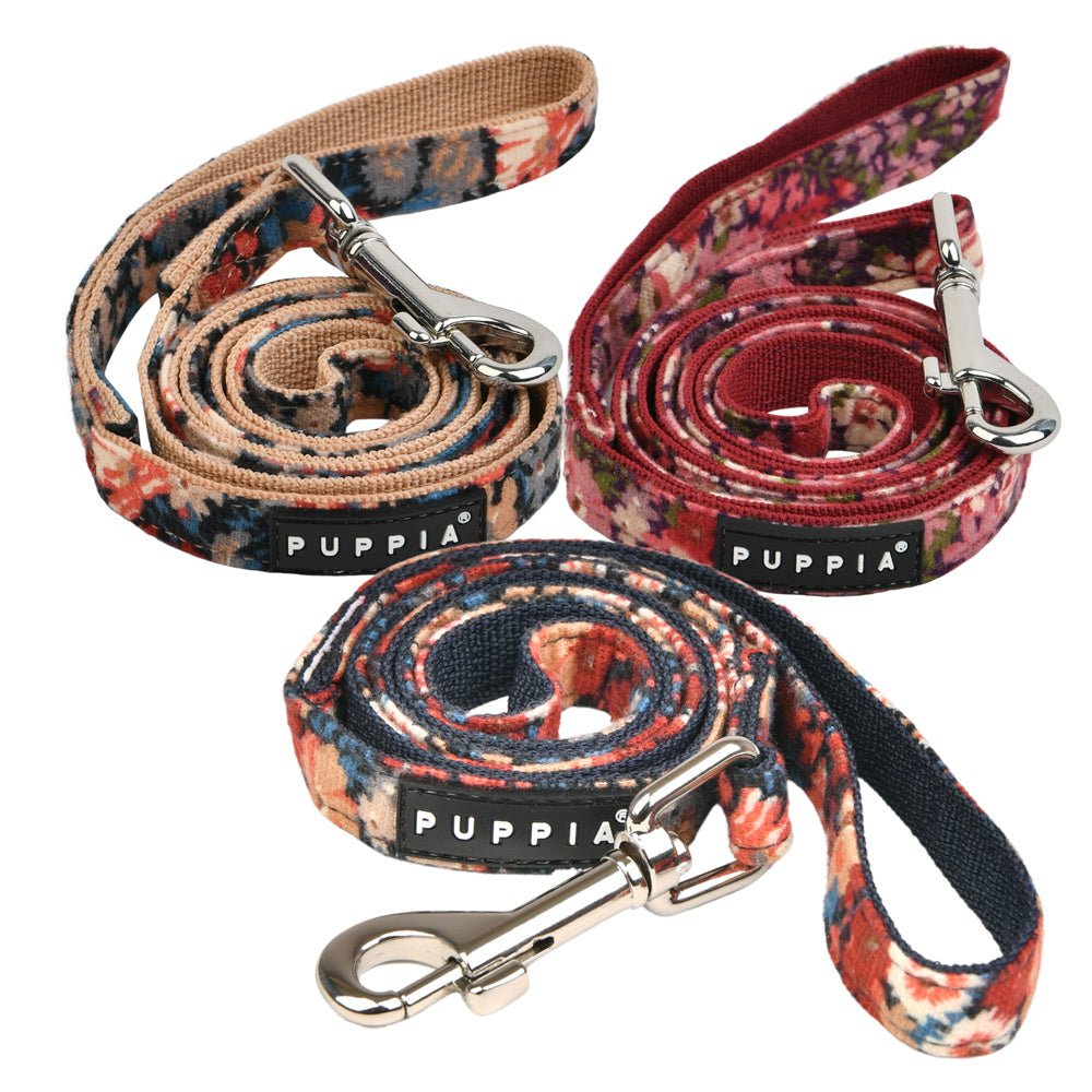 Puppia Gianni Lijn Navy hondenriem > hondenlijn Medium