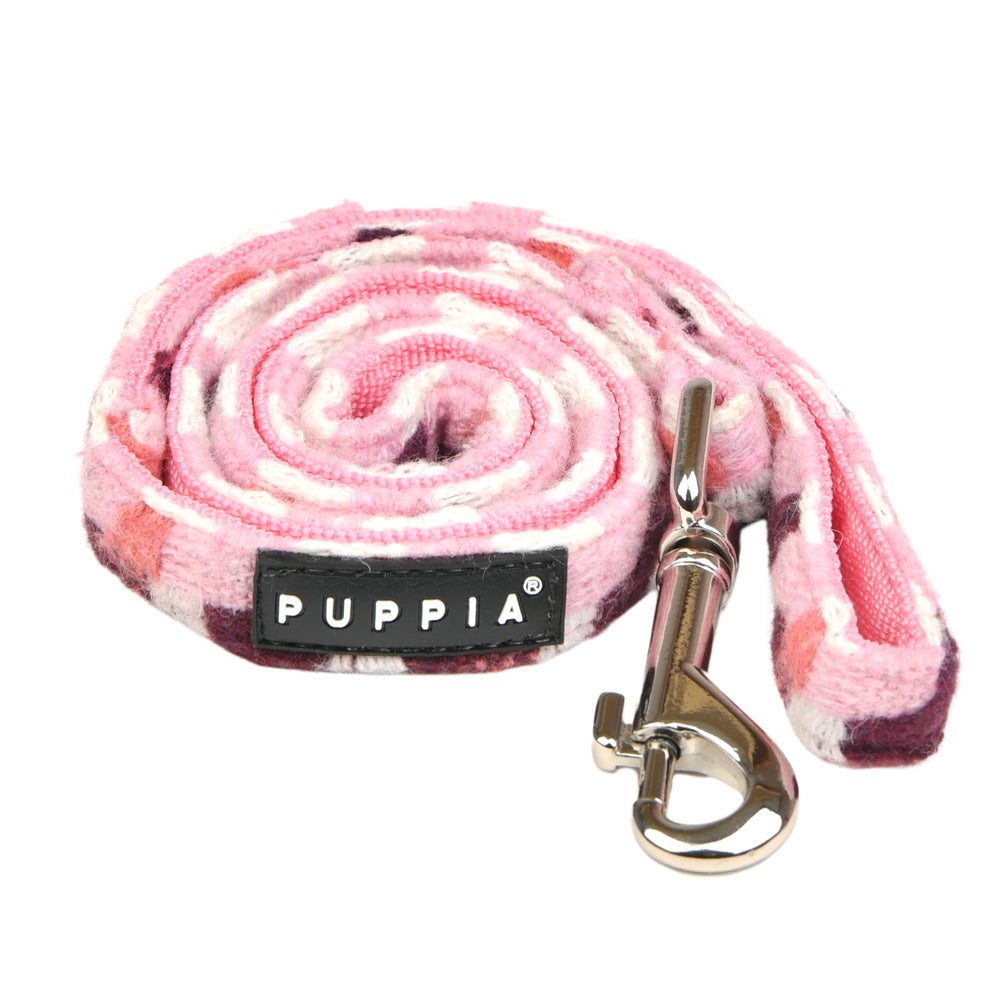 Puppia Arden Lijn Pink - Premium hondenriem > hondenlijn from Puppia - Just €10! Shop now at Frenkiezdogshop