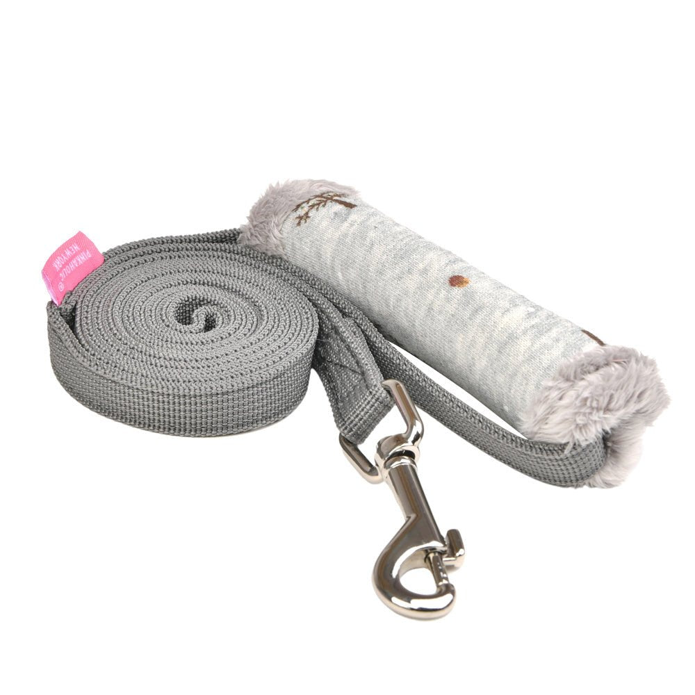 Pinkaholic Eira Leash Melange Grey hondenriem > hondenlijn Medium