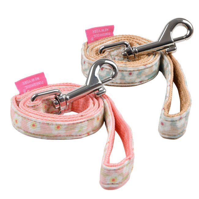 Pinkaholic Kalina Leash Beige hondenriem > hondenlijn Medium