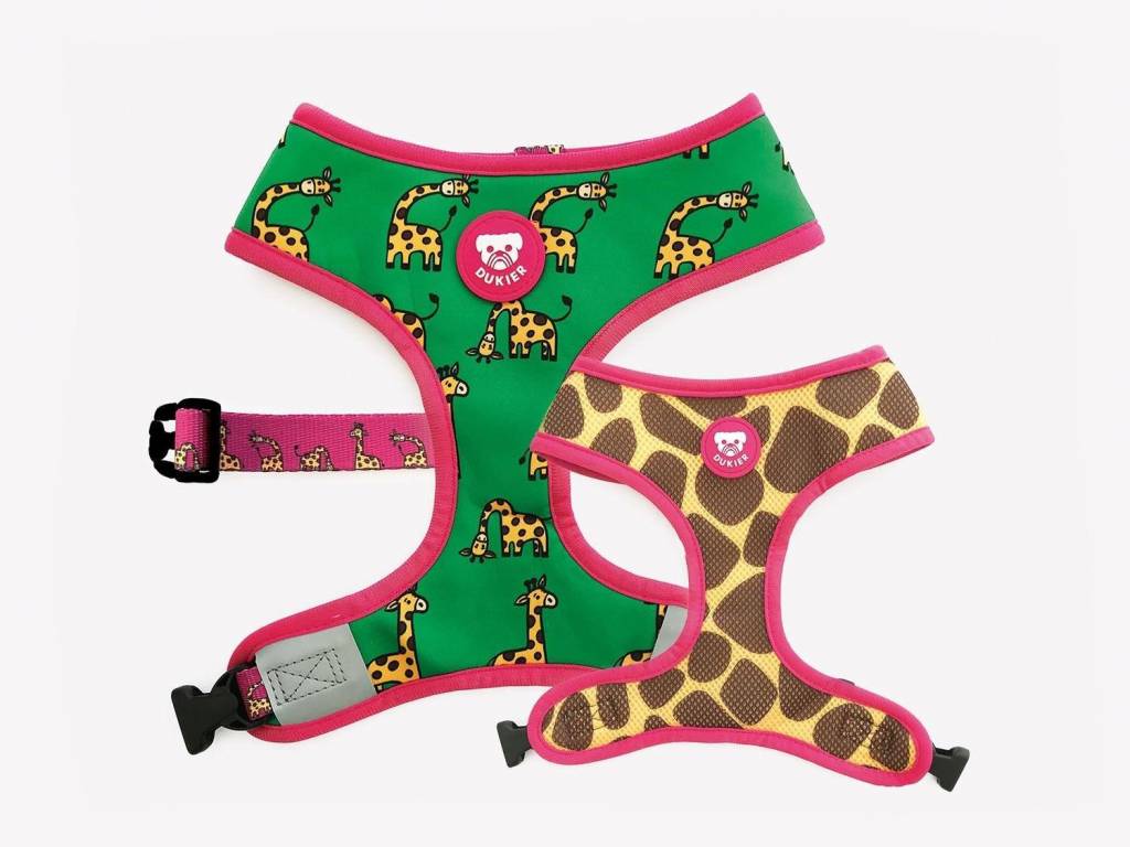 Dukier Reversible Harness Savana - Premium hondentuig > honden harnas from Dukier - Just €10! Shop now at Frenkiezdogshop