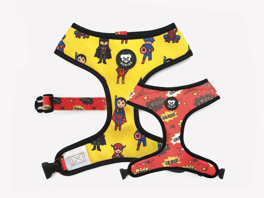 Dukier Reversible Harness Superdog - Premium hondentuig > honden harnas from Dukier - Just €10! Shop now at Frenkiezdogshop