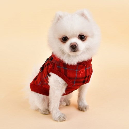 Puppia Dean Jacket Harness Wine ( S ) - Premium Hondenkleding > hondenjas from Puppia - Just €53.99! Shop now at Frenkiezdogshop