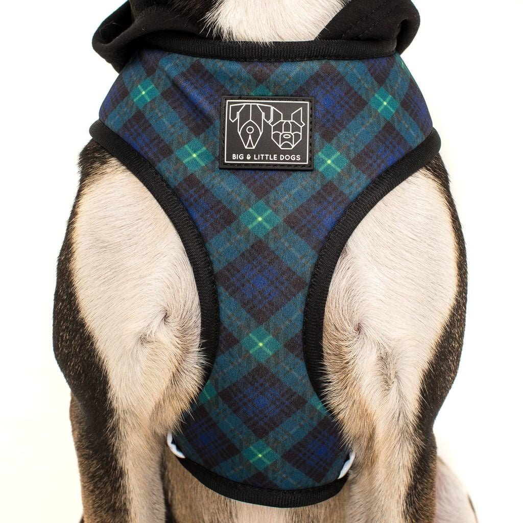Big and Little Dogs Hoody Harness Green With Envy ( XSMALL & SMALL ) hondentuig > honden harnas > model A X - Small