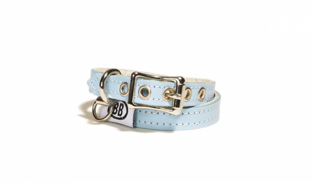 Buddy Belt Halsband Leer Blue - Premium halsband > hondenhalsband from Buddy Belts - Just €10! Shop now at Frenkiezdogshop