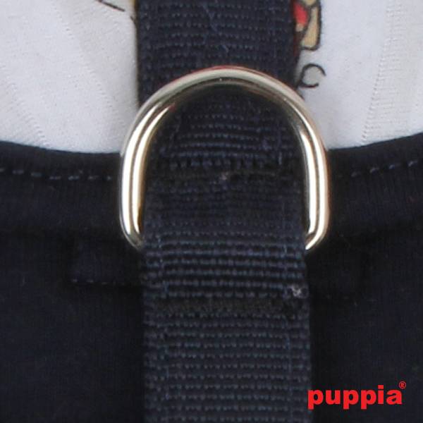 Puppia Britannia harness model A navy - Premium hondentuig > honden harnas from Puppia - Just €20! Shop now at Frenkiezdogshop