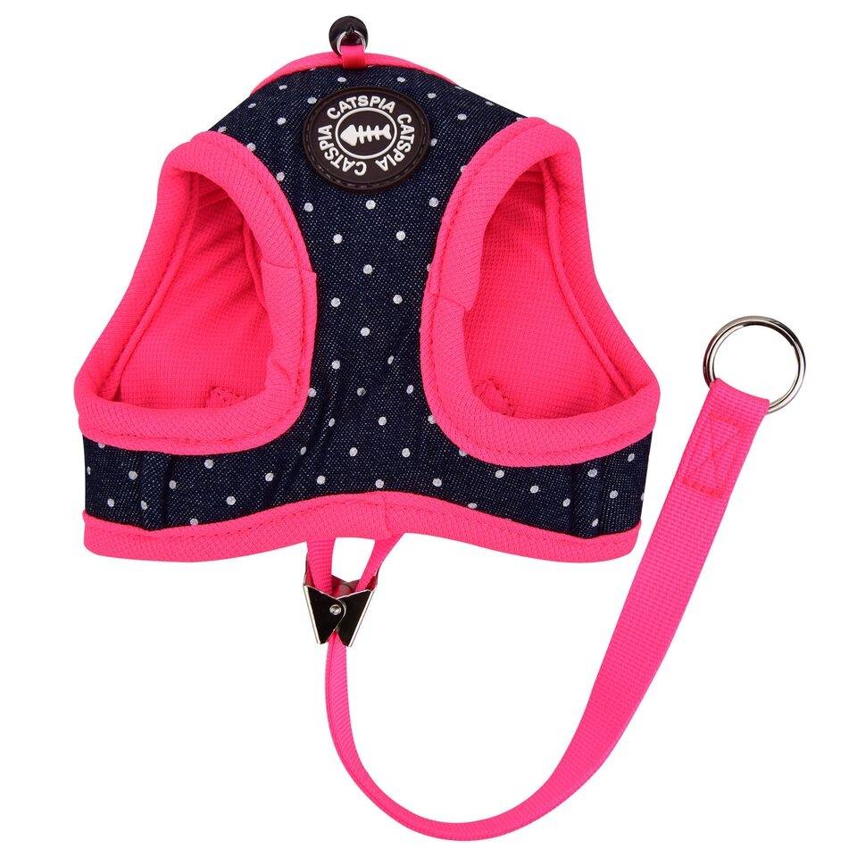 Catspia Cora Harness model Q Pink - Premium Kattentuig > kattenharnas from Catspia - Just €20! Shop now at Frenkiezdogshop