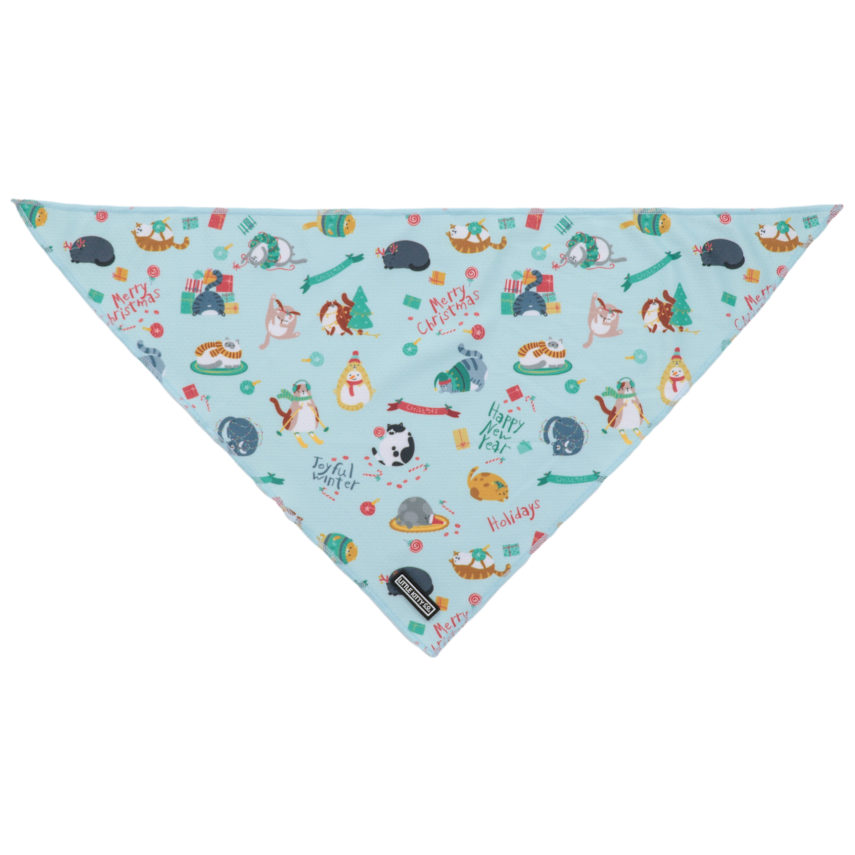 Little Kitty Cat Bandana Happy Pawlidays - Premium Kattenkleding > bandana from Little Kitty - Just €5! Shop now at Frenkiezdogshop