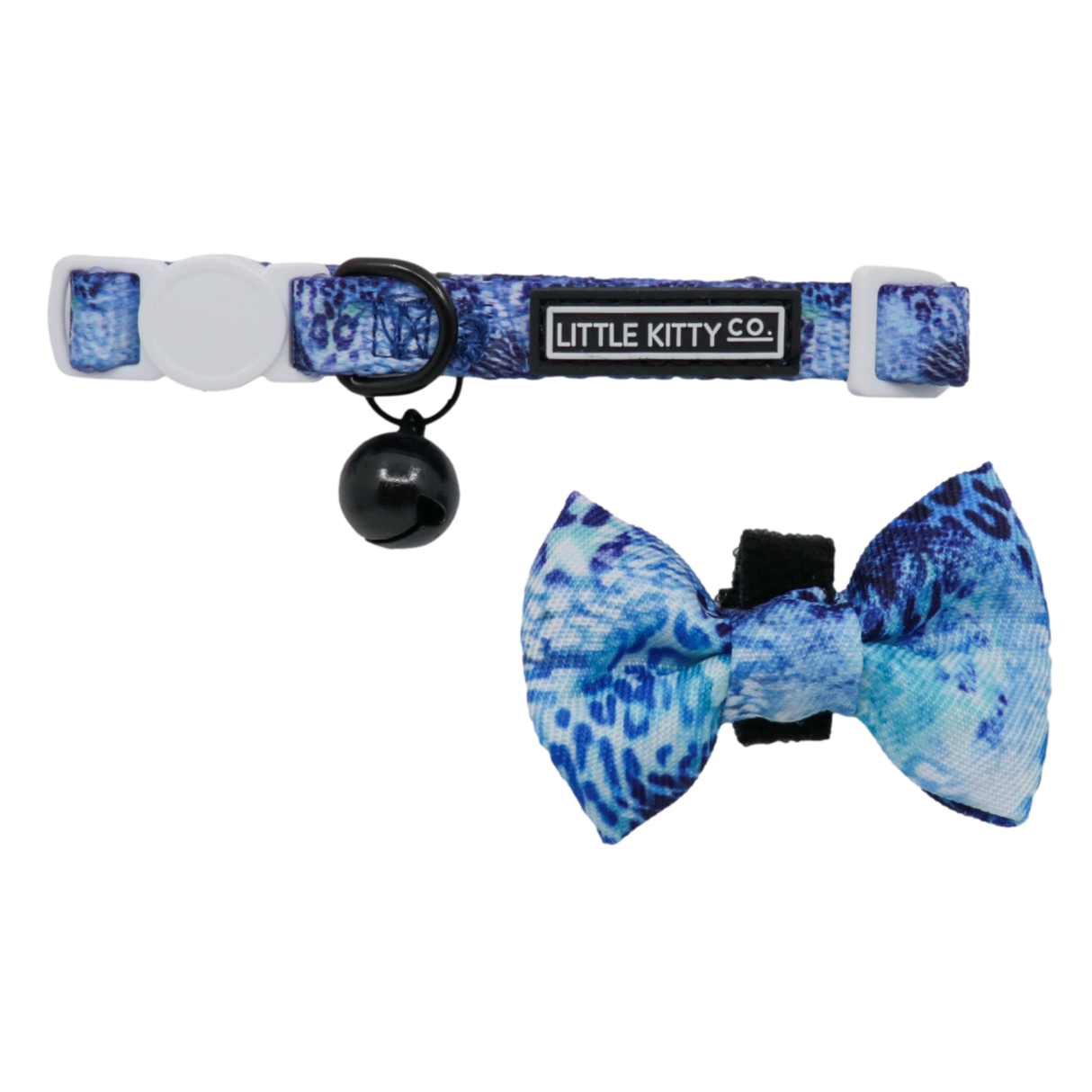 Little Kitty Cat Collar & Bow Tie Snakeskin - Premium halsband > kattenhalsband from Little Kitty - Just €10! Shop now at Frenkiezdogshop