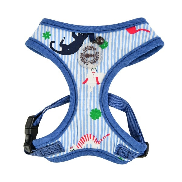 Catspia Katten Tuigje Faye Harness Blue - Premium Kattentuig > kattenharnas from Catspia - Just €20! Shop now at Frenkiezdogshop
