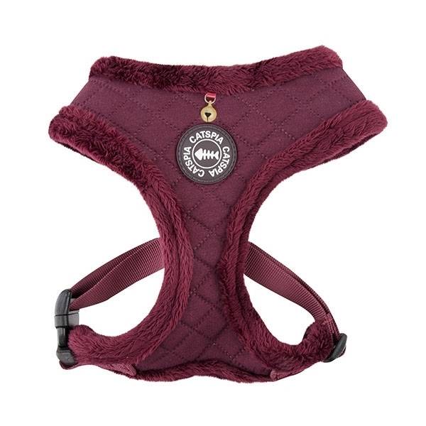 Catspia Katten Tuigje Castor Wine ( ALLEEN LARGE ) Kattentuig > kattenharnas Medium