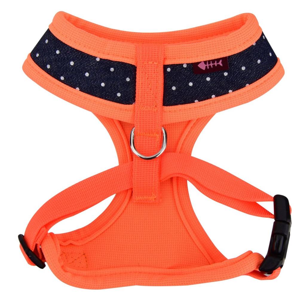 Catspia Cora Harness model A Orange ( LARGE ) Kattentuig > kattenharnas Medium