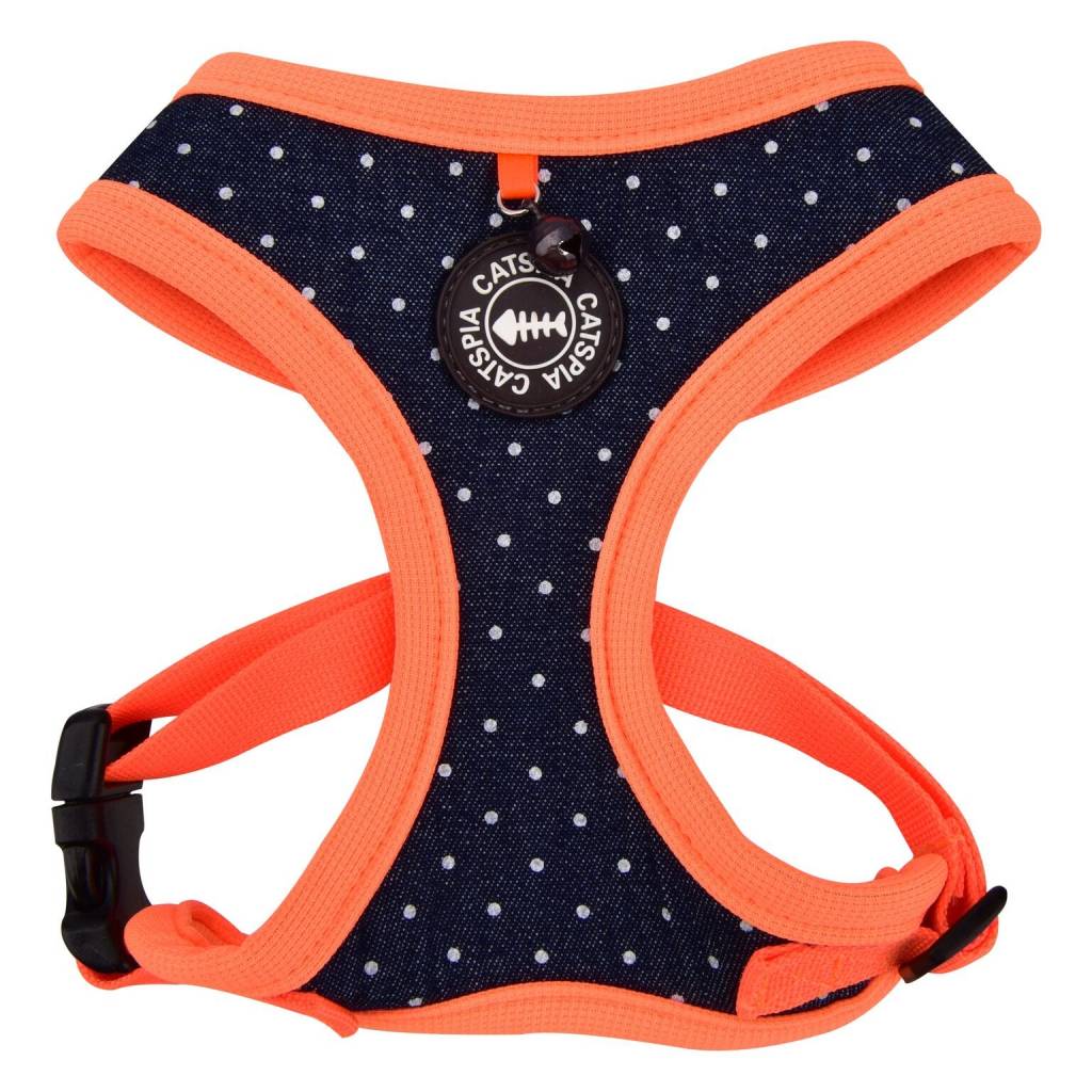 Catspia Cora Harness model A Orange ( LARGE ) Kattentuig > kattenharnas Medium