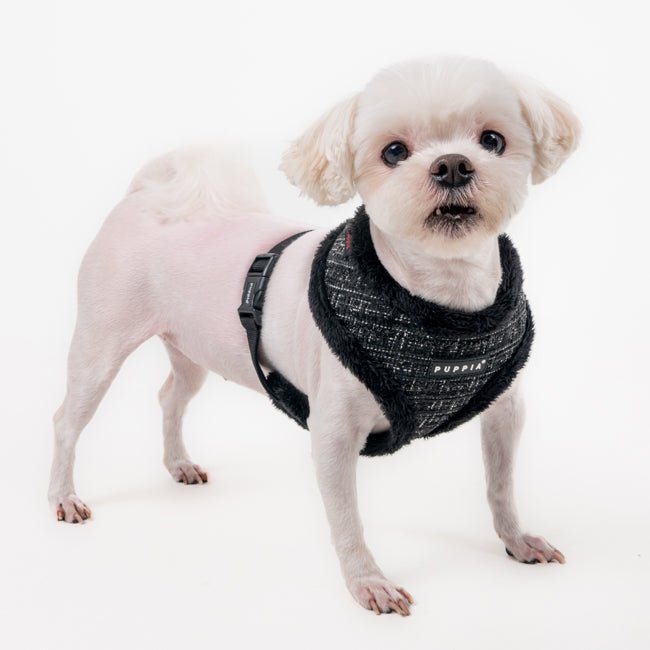 Puppia Oscar Harness model A Black hondentuig > honden harnas > model A Small