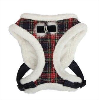Pinkaholic Checkered Snugfit Harness Navy hondentuig > honden harnas > overige modellen Small