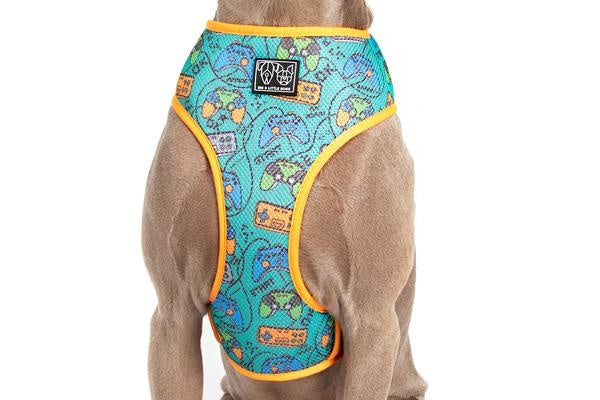 Big & Little Dogs Classic Harness Game Over XLARGE - Premium hondentuig > honden harnas from Big and Little Dogs - Just €10! Shop now at Frenkiezdogshop