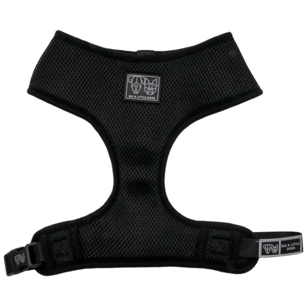 Big and Little Dogs Classic Harness Black ( XS, M & XXL ) hondentuig > honden harnas > model A X - Small